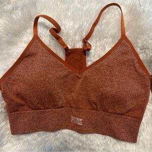PINK Victoria's Secret Women's Copper Sports Bra